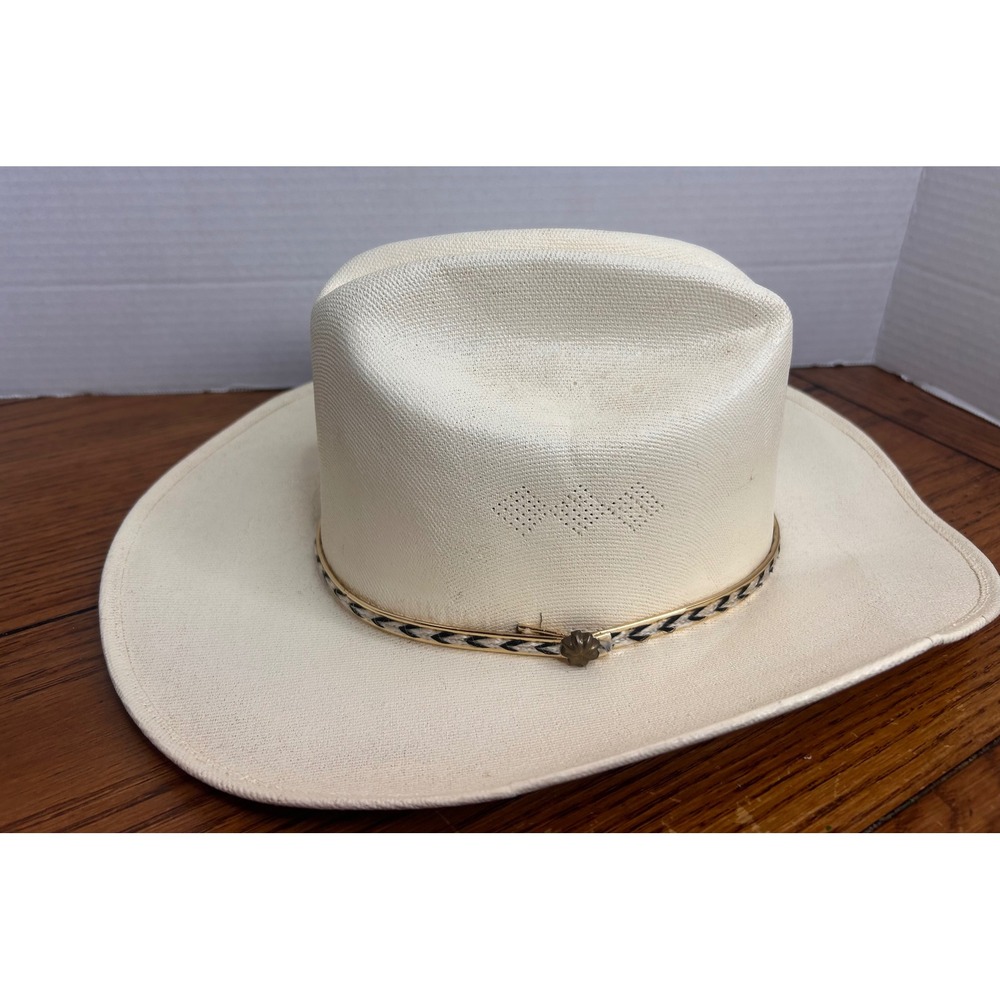 Summit Hat Co Straw Cowboy Hat Cream Western Cattleman Crease Large Mexico